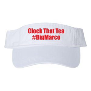 Clock That Tea #Bigmarco Valucap Bio-Washed Visor