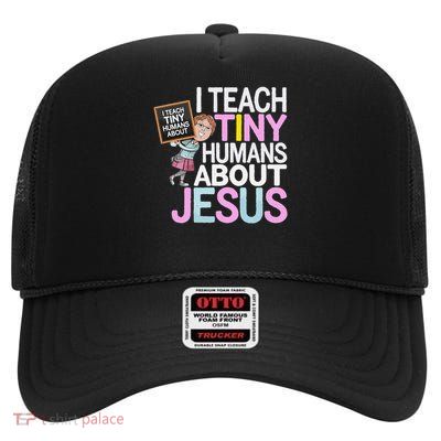 Christian Teacher Theology Bible Study by Christianity 1 High Crown Mesh Back Trucker Hat