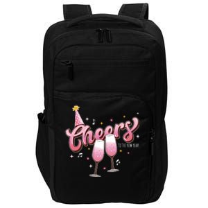 Cheers To The New Year 2024 Happy New Year Drinking Team Impact Tech Backpack