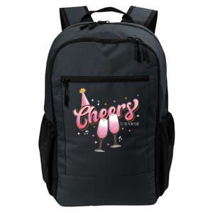 Cheers To The New Year 2024 Happy New Year Drinking Team Daily Commute Backpack