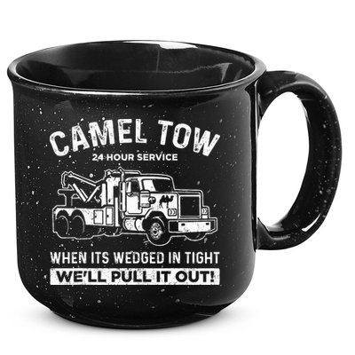 Camel Towing Tow Truck Humor Camel Towing  15oz Campfire Ceramic Mug