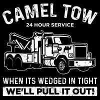 Camel Towing Tow Truck Humor Camel Towing  Flat Bill Trucker Hat