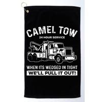 Camel Towing Tow Truck Humor Camel Towing  Golf Towel