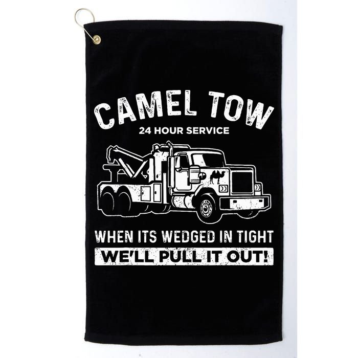 Camel Towing Tow Truck Humor Camel Towing  Golf Towel