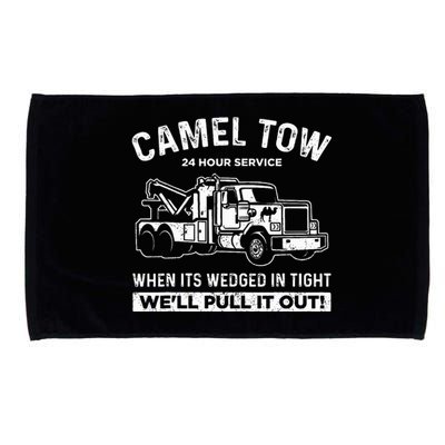 Camel Towing Tow Truck Humor Camel Towing  Microfiber Hand Towel