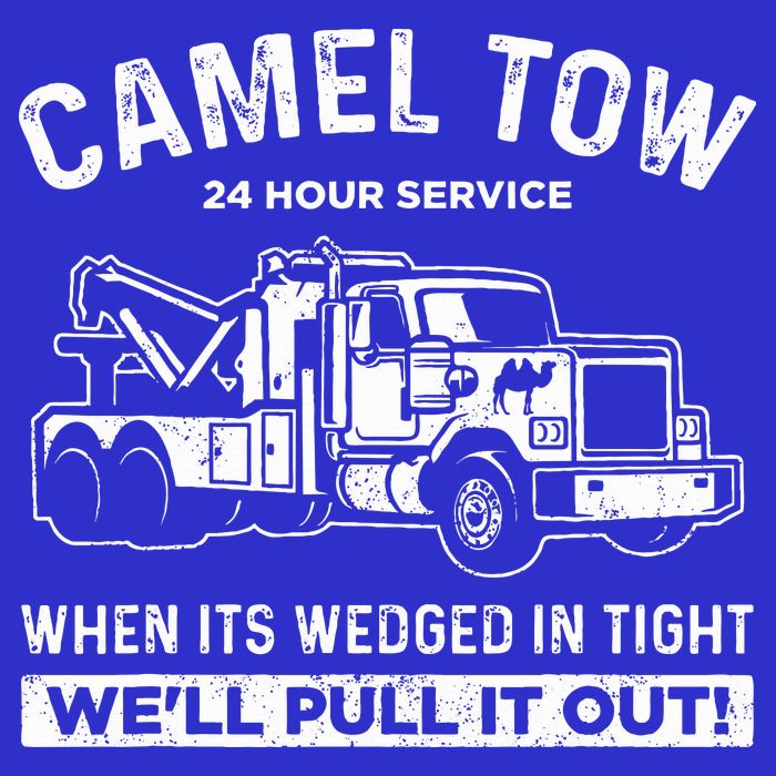 Camel Towing Tow Truck Humor Camel Towing  Apron
