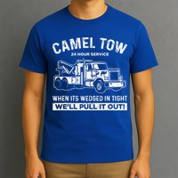 Camel Towing Tow Truck Humor Camel Towing  T-Shirt