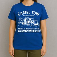 Camel Towing Tow Truck Humor Camel Towing  T-Shirt