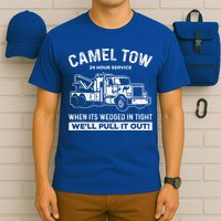 Camel Towing Tow Truck Humor Camel Towing  T-Shirt