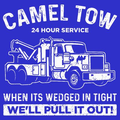 Camel Towing Tow Truck Humor Camel Towing  T-Shirt