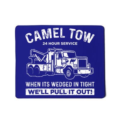 Camel Towing Tow Truck Humor Camel Towing  Mousepad