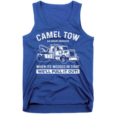 Camel Towing Tow Truck Humor Camel Towing  Tank Top