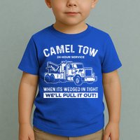 Camel Towing Tow Truck Humor Camel Towing  Toddler T-Shirt