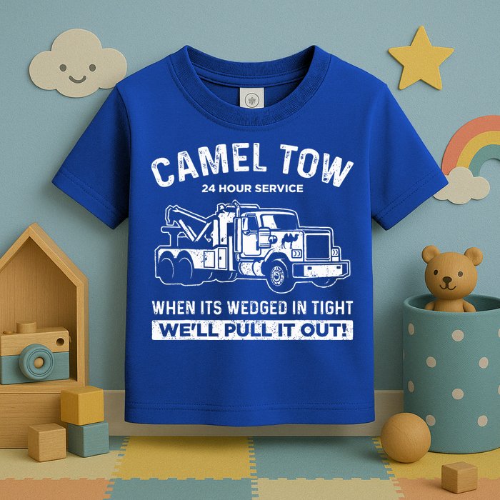 Camel Towing Tow Truck Humor Camel Towing  Toddler T-Shirt