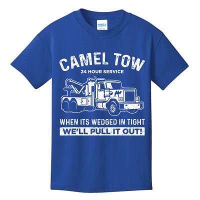 Camel Towing Tow Truck Humor Camel Towing  Kids T-Shirt