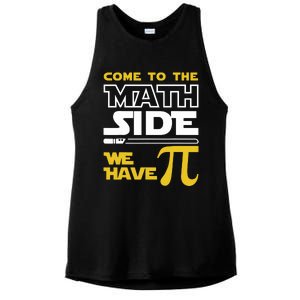 Come To The Math Side We Have Pi Math Pi Day Teacher Ladies PosiCharge Tri-Blend Wicking Tank