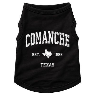 Comanche Texas Tx Vintage Athletic Sports Doggie Tank