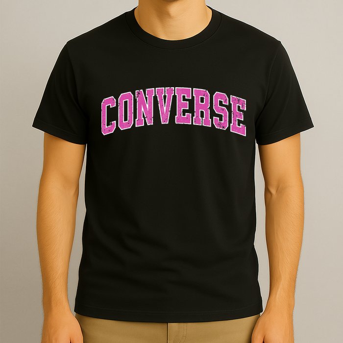 Converse Texas TX Vintage Sports Design Pink Design T-Shirt