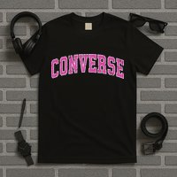 Converse Texas TX Vintage Sports Design Pink Design T-Shirt