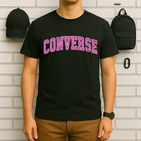 Converse Texas TX Vintage Sports Design Pink Design T-Shirt