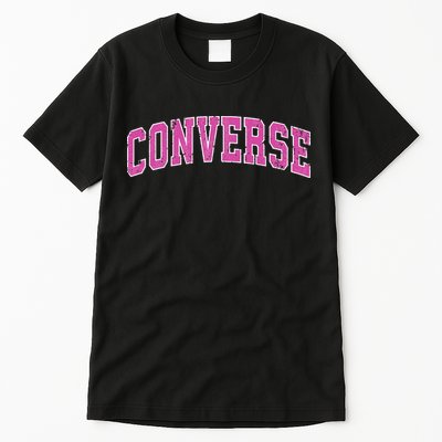 Converse Texas TX Vintage Sports Design Pink Design Tall T-Shirt
