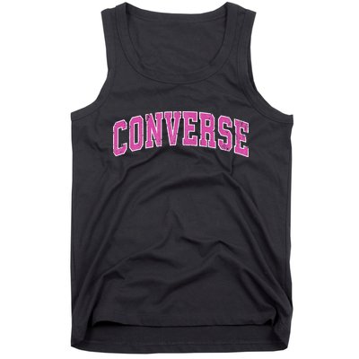 Converse Texas TX Vintage Sports Design Pink Design Tank Top