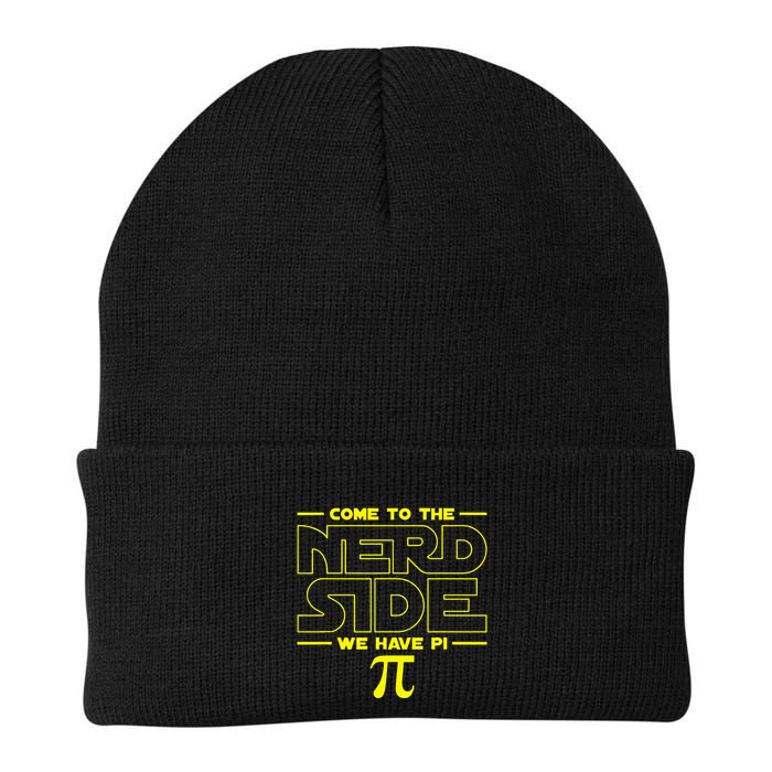 Come To The Nerd Side We Have Pi Nerd Knit Cap Winter Beanie
