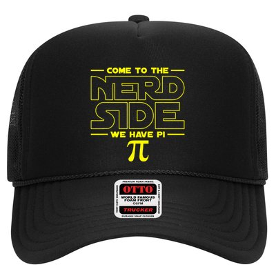 Come To The Nerd Side We Have Pi Nerd Trucker Hat
