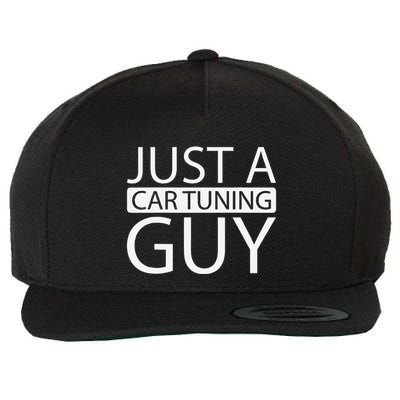 Car Tuning Tuner Garage Workshop Just A Car Tuning Guy Wool Snapback Cap