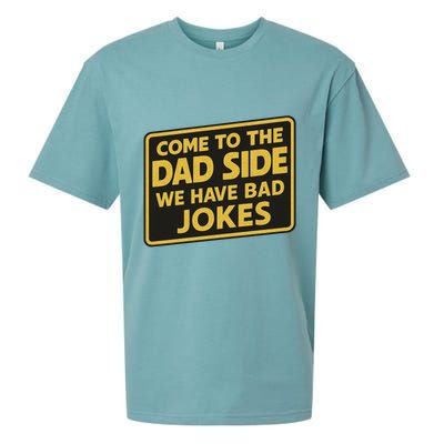 Come To The Dad Side We Have Bad Jokes Funny Parody Meme Sueded Cloud Jersey T-Shirt
