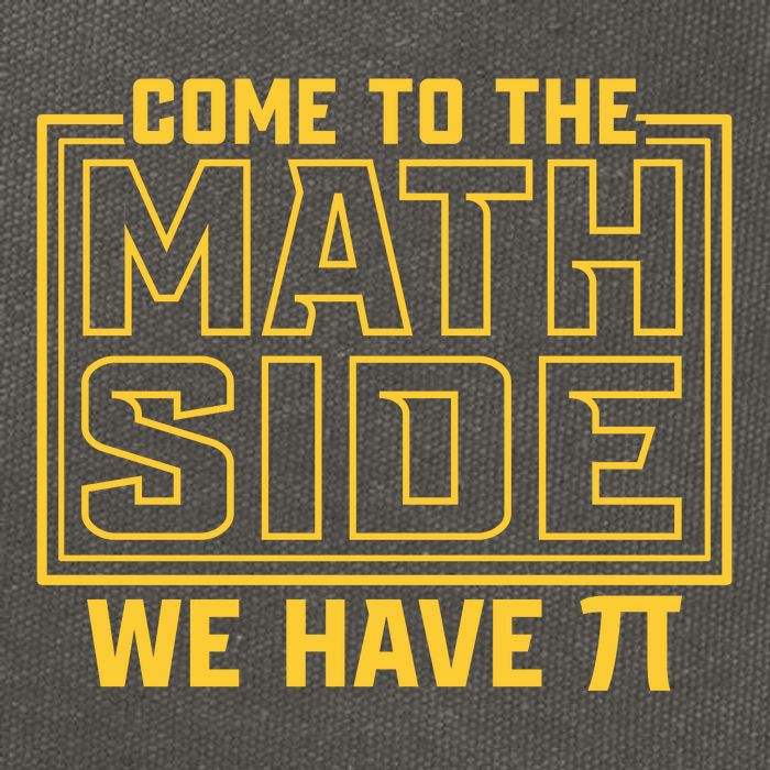 Come To The Math Side We Have Pi Cotton Canvas Backpack