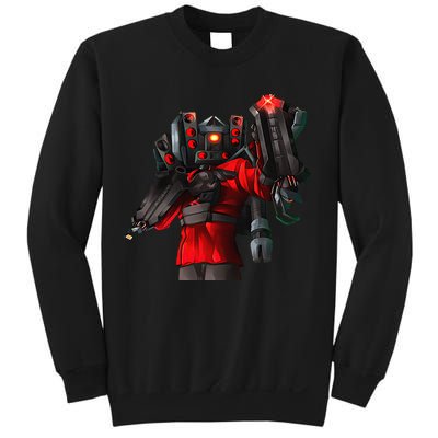 Cameraman Toilet Tvman Speakerman Birthday Sweatshirt
