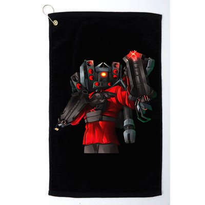 Cameraman Toilet Tvman Speakerman Birthday Golf Towel