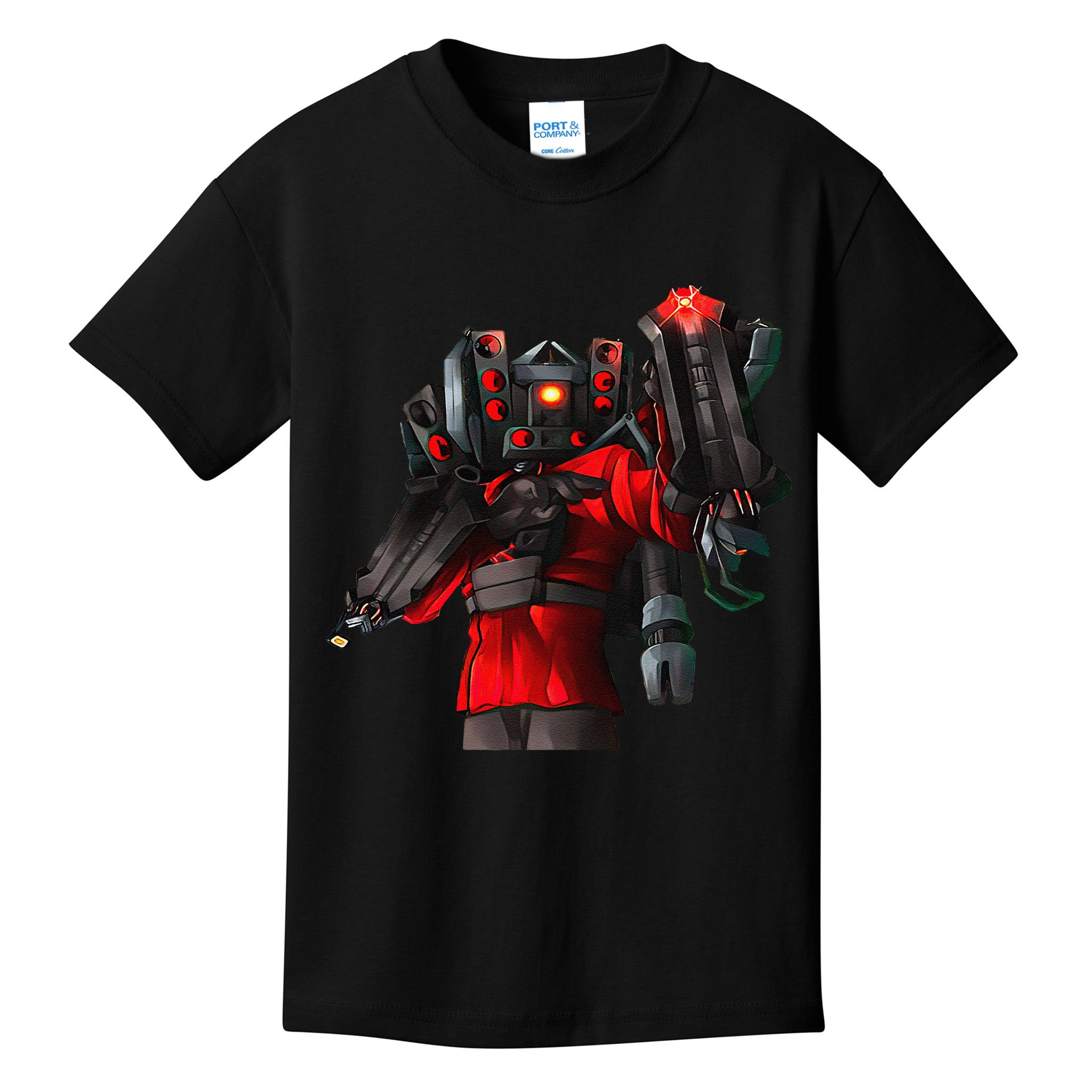Cameraman Toilet Tvman Speakerman Birthday Kids T-Shirt