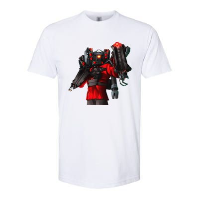 Cameraman Toilet Tvman Speakerman Birthday Softstyle® CVC T-Shirt