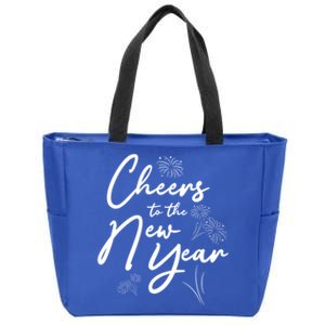 Cheers To The New Year New Years Meaningful Gift Zip Tote Bag