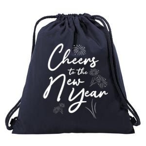 Cheers To The New Year New Years Meaningful Gift Drawstring Bag