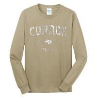 Conroe Texas Tx Vintage Athletic Sports Tall Long Sleeve T-Shirt