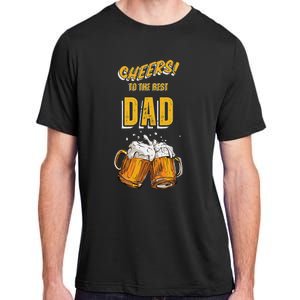 Cheers To The Dad Beer Mugs Celebration Adult ChromaSoft Performance T-Shirt