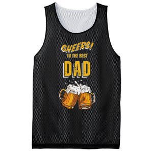 Cheers To The Dad Beer Mugs Celebration Mesh Reversible Basketball Jersey Tank