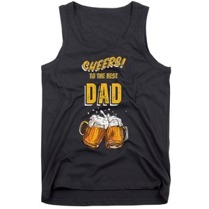 Cheers To The Dad Beer Mugs Celebration Tank Top