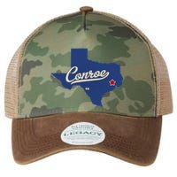 Conroe Texas TX Map Legacy Tie Dye Trucker Hat