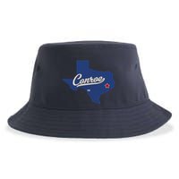 Conroe Texas TX Map Sustainable Bucket Hat