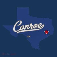 Conroe Texas TX Map Mesh Reversible Basketball Jersey Tank