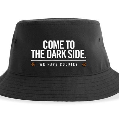 Come To The Dark Side We Have Cookies Funny Sustainable Bucket Hat