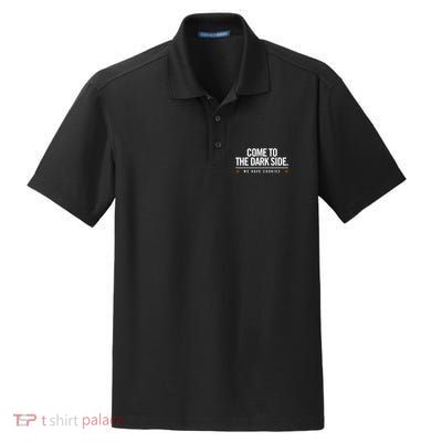 Come To The Dark Side We Have Cookies Funny Dry Zone Grid Polo