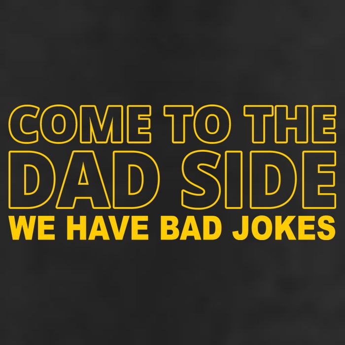 Come To The Dad Side We Have Bad Jokes Funny Father's Day Adult Drive Performance Visor