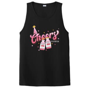 Cheers To The New Year Icu Nurse 2024 Happy New Year Nurse Meaningful Gift PosiCharge Competitor Tank