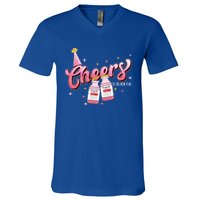 Cheers To The New Year Icu Nurse 2024 Happy New Year Nurse Meaningful Gift V-Neck T-Shirt