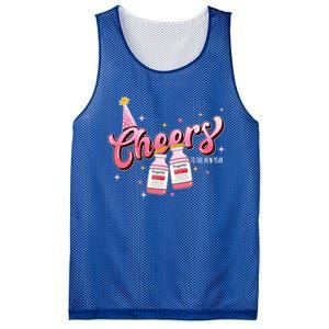 Cheers To The New Year Icu Nurse 2024 Happy New Year Nurse Meaningful Gift Mesh Reversible Basketball Jersey Tank